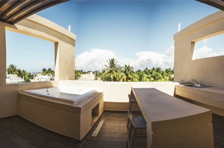 Departamento en venta en la playa de Telchac de 3 habitaciones rooftop y jacuzzi