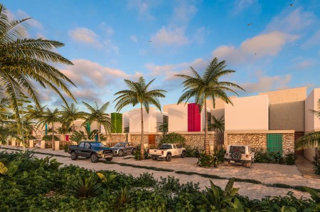 Villas de Playa en el Puerto de Chicxulub, Yucatan